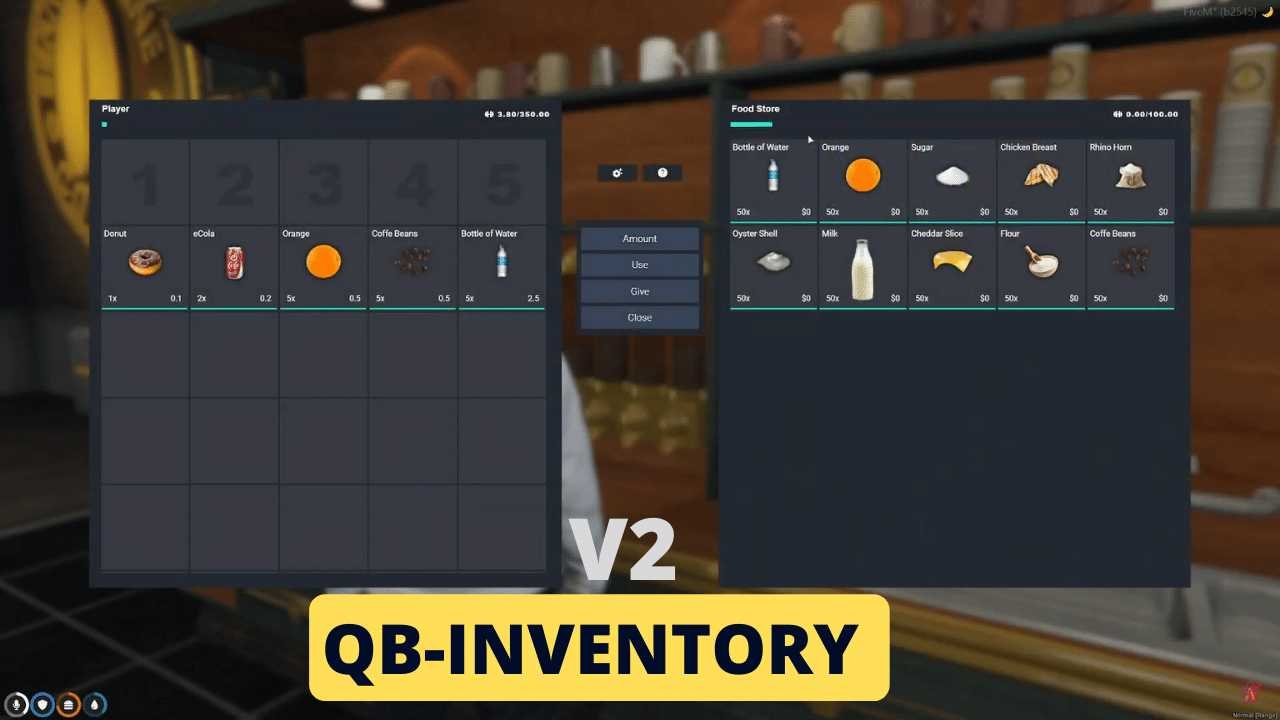 qb-inventory | NoPixel 3.5 inspired inventory